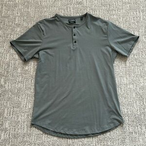 Cut Henley tee